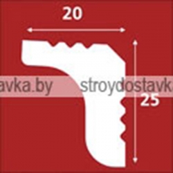 Плинтус потолочный "Плинтэкс" С 20/25