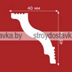 Плинтус потолочный "Плинтэкс" D 40/45