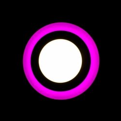 Светильник LED ультратонкий TruEnergy с декоративной подсветкой 6+3W