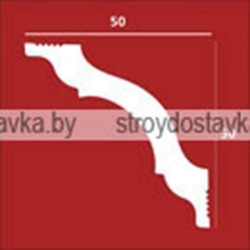 Плинтус потолочный "Плинтэкс" I 50/50
