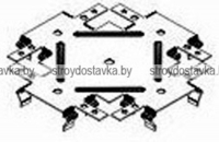 Соединитель 1-но уровневый для CD60х27 краб