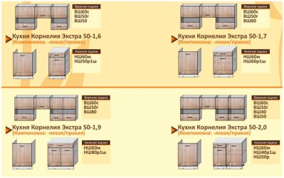 Кухня Корнелия Экстра 50