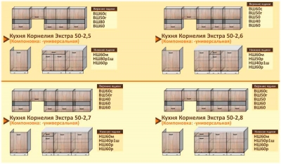 Кухня Корнелия Экстра 50