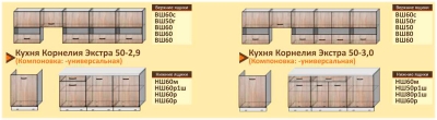 Кухня Корнелия Экстра 50