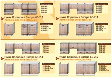 Кухня Корнелия Экстра 60